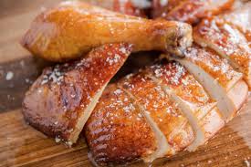 Plate of Smoked Chicken